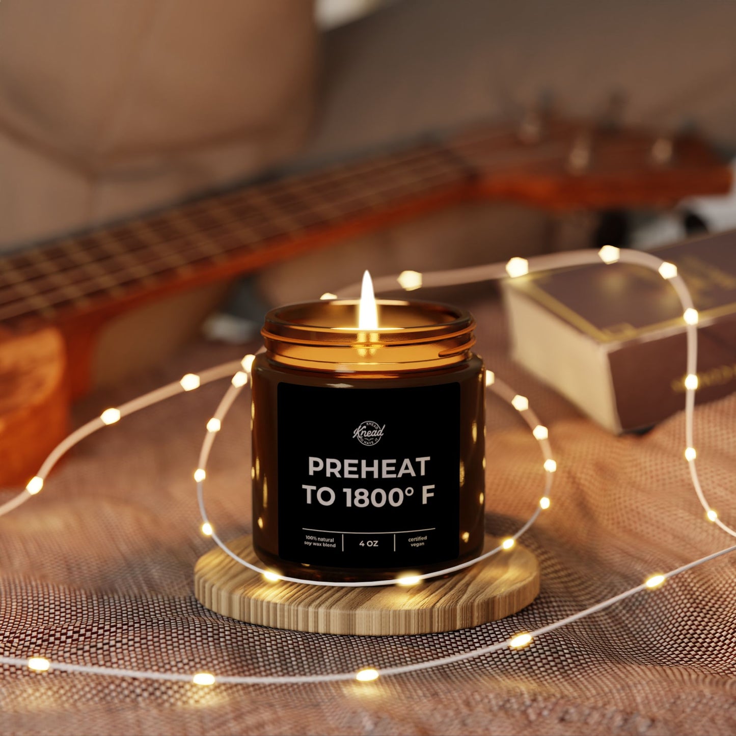 Preheat to 1800 Degrees Scented Soy Candle for Those Who Love Baking