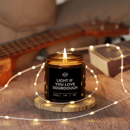Light If You Love Sourdough Candle Baking Gift